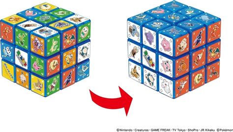 cubo rubik pokemon|Pokemon: Rubiks Cube Ver. BLUE [MegaHouse]